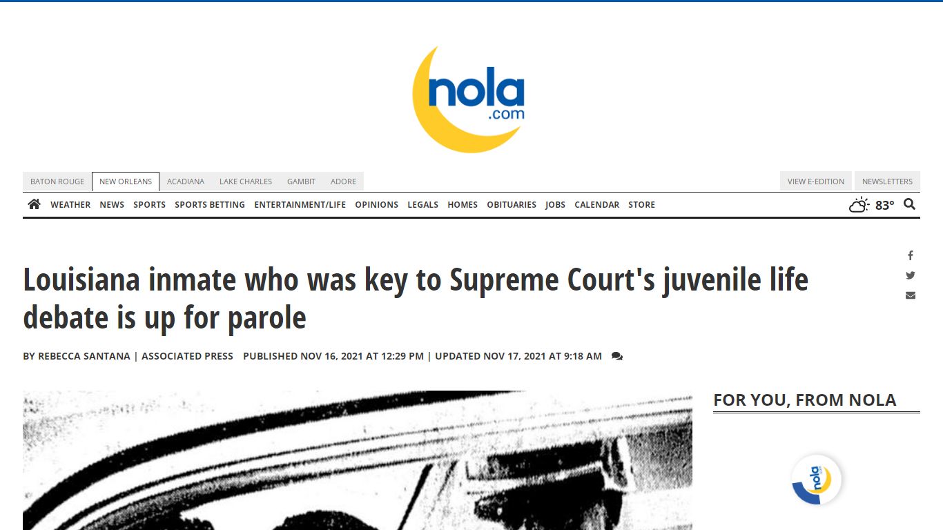 Louisiana inmate who was key to Supreme Court's ... - nola.com